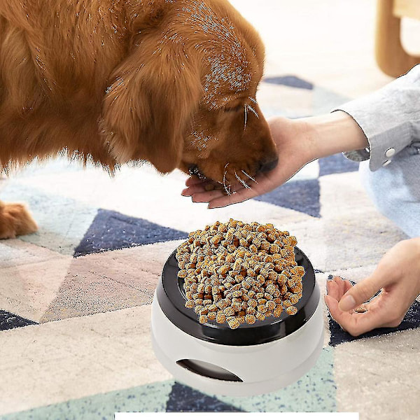 Vandbeholder til hunde, vandskål til katte, spildfri hundeskål med miljøvenligt materiale, langsom vandfodring til kæledyr