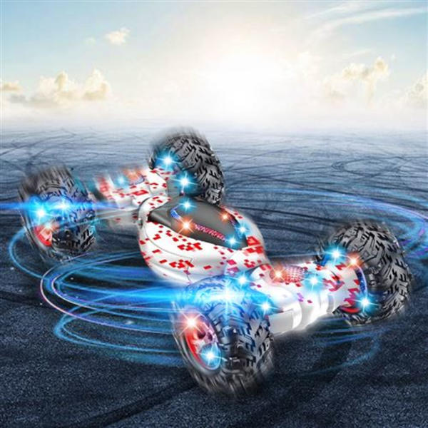Rc bil stunt jul intelligent gestkontroll 2.4G röd M