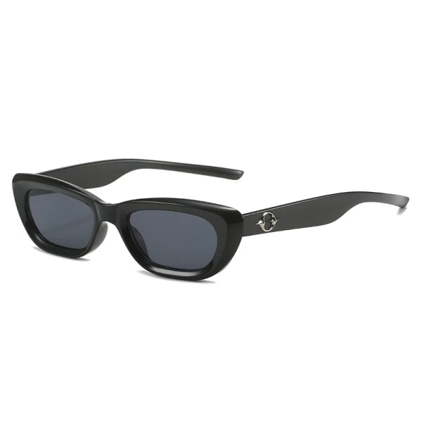 NYE Ankomst Sorte Rektangel Rammer Shades Solbriller Y2K Briller Navn Mærke Designer Engros Solbriller C1 Fashion Sunglasses