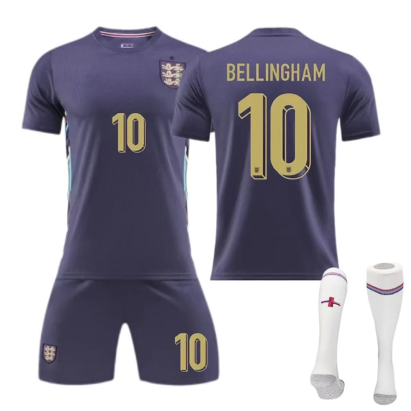 24-25 England away jersey 10 Bellingham 7 Foden children's adult suit football uniform