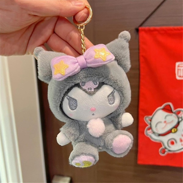 Sanrio-serie Cartoon Hängehänge 23cm Melody Plyschdocka Leksakspresent - Perfekt Kuromi