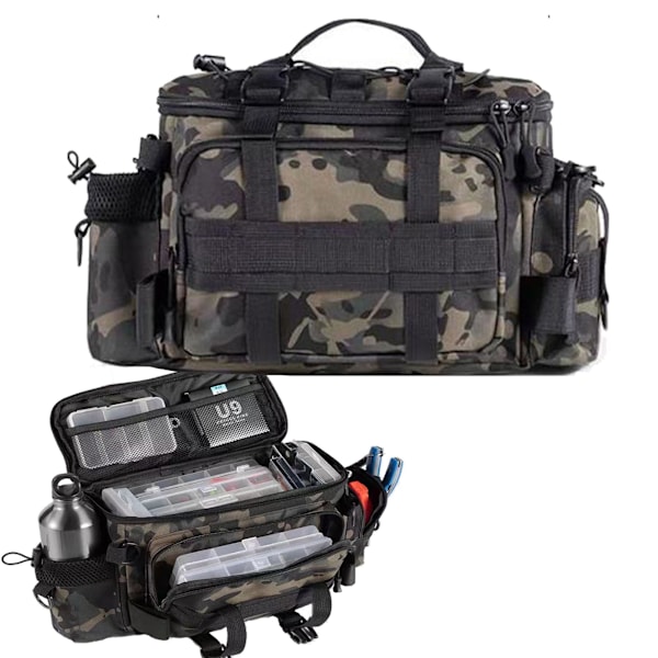 Fishing bag single shoulder sea fishing fishing bags fishing storage backpack for carp fishing camouflage outdoor carry bag hiking travel pack