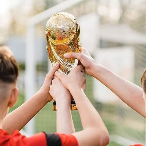 VM-trofé, Hercules-trofé, Resin-replika av fotball-VM-suvenirtrofé, suvenirsamling for hjem/kontordekorasjon, gaver til fans