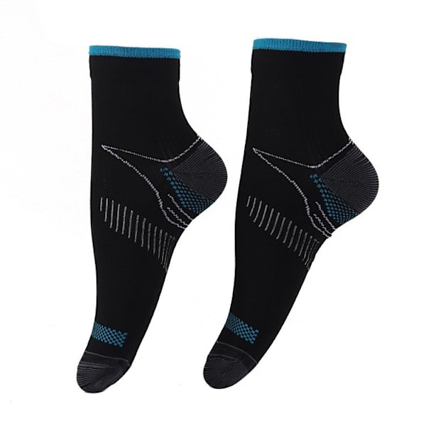 Par med elastiske kompresjonsstrømper for menn og kvinner L/XL(40-46)