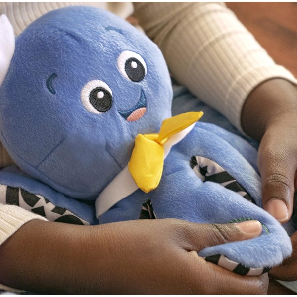 Baby Einstein Octoplush Musikalisk Gosig Plyschdjur, Lär Färger på 3 Språk, Blå, 28 cm, Från 3 Månader