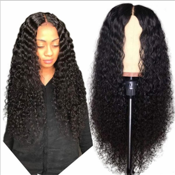 Wigs small curls wigs ladies medium cut long curls hand tube