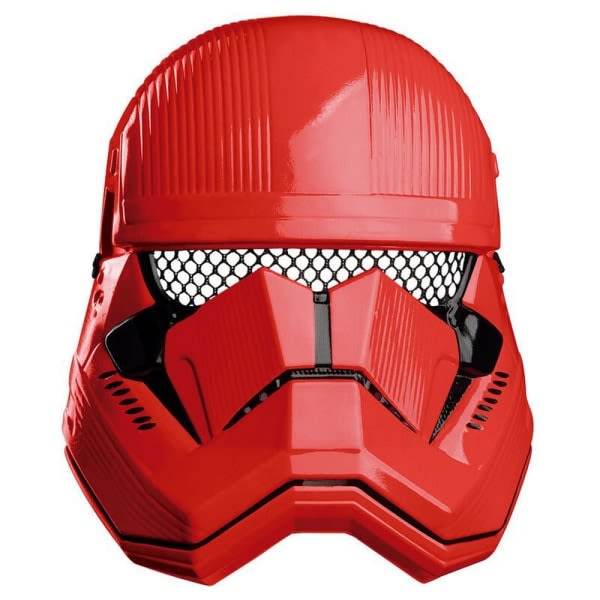 Star Wars Stormtrooper 1/2 Maske En Størrelse Rød Rød En Størrelse