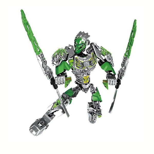 BIONICLE Lewa Jungle Keeper Akida Vannlevende Ketar Steinlevende Actionfigurer Byggklosser Robotleker Barnegave