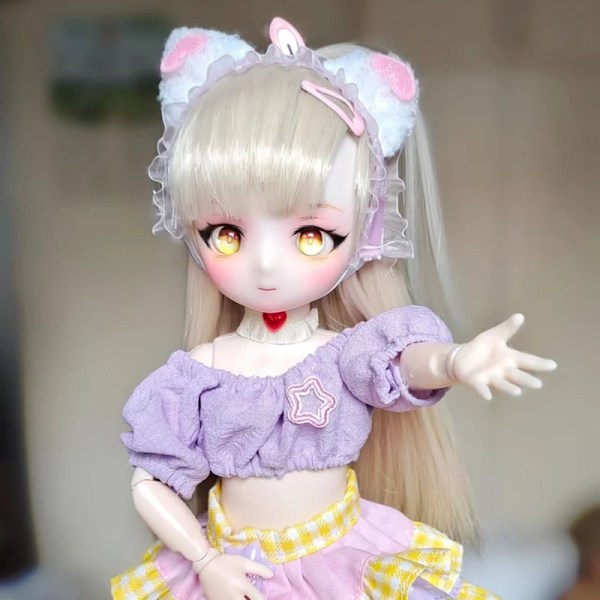 1/6 Bjd Noitakukot Täysi Sarja Vapaa-ajan Asu Vaatteilla Pukeutua Lapsille Lelut Tytöille F1 F1 Doll With Clothes