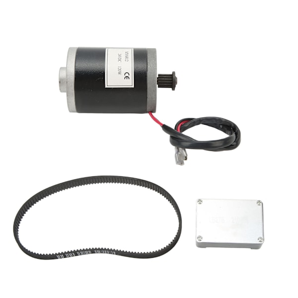 Børstet DC-motor 120W Sterk Aluminiumslegering Lav Støy Ren Kobberspole 24VDC Motor Med Beltekontroll For Sykkel