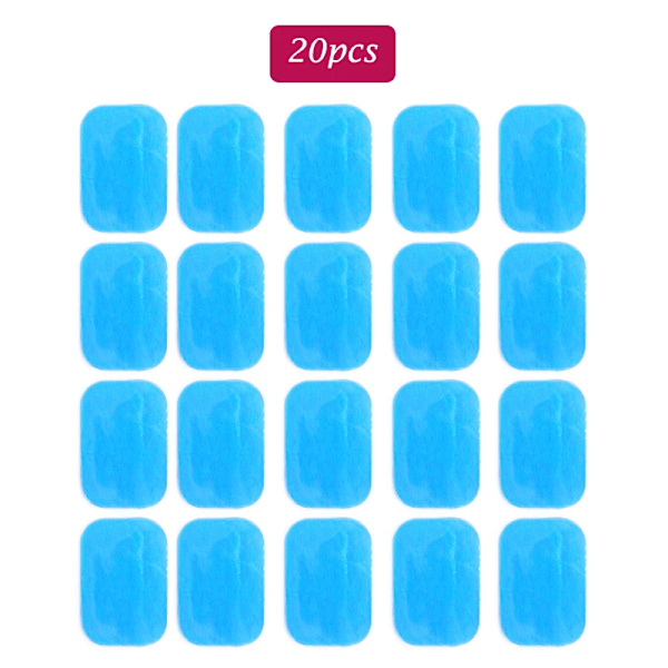 4*6cm EMS ABS Fitness Gel Pads Muskel Stimulator Træning Udskiftning Gel Patches Fitness Træning Massager Relax 20pcs 4x6cm Gel