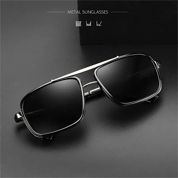 Square Pilot Wholesale Custom 2024 Gafas De Sol Driving Aviation Metal Shades Polarized Men's Sun Glasses 2024 Sport Sunglasses C1 Fashion sunglasses