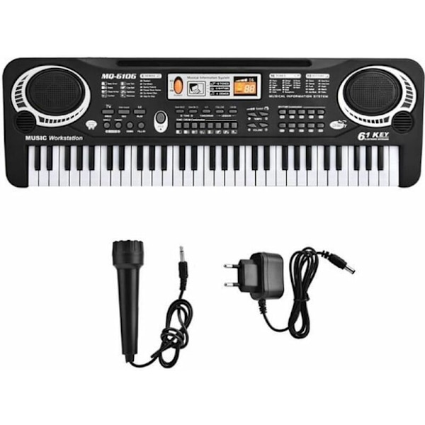 Elektronisk klaver elektronisk keyboard digitalt klaver 61 tangenter elektronisk klaver begynder keyboard klaver legetøj børn