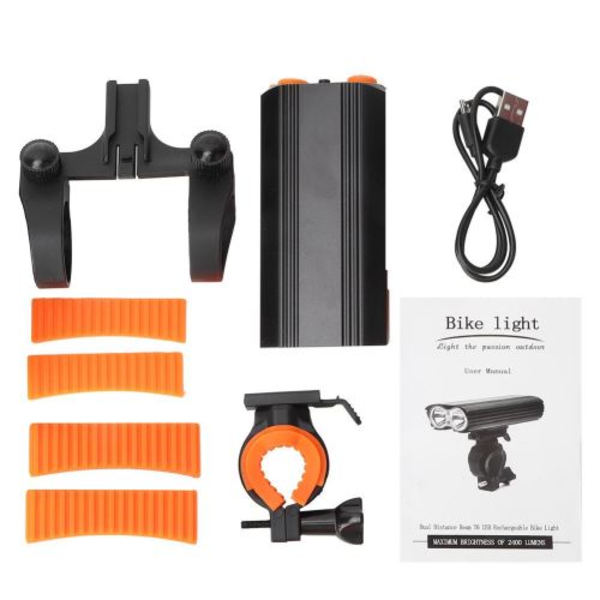 MTB Natlys Cykelforlygte USB-opladning