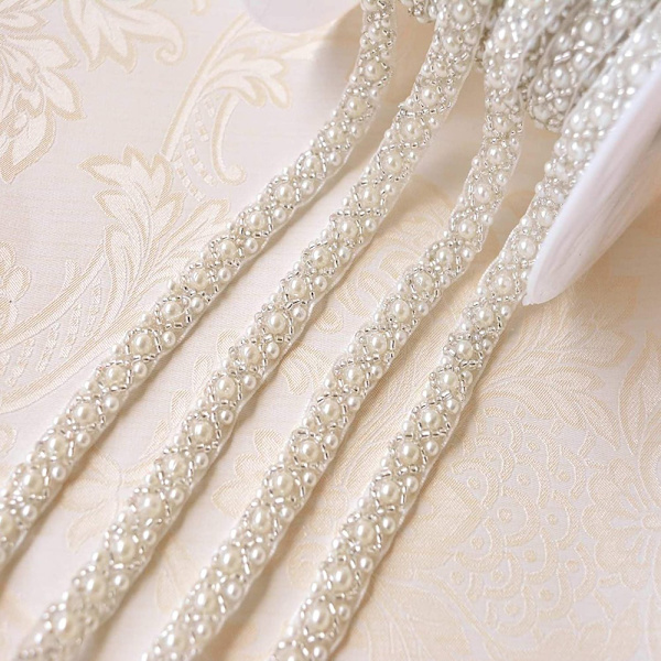 Slips Trim Pärlor Strass Inlägg