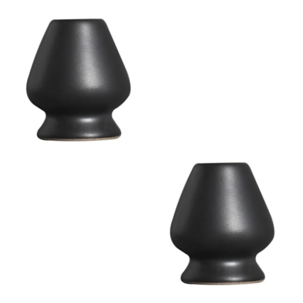 1/2/3 Håndlaget Matcha Visp Stativ Te-seremoni Te-service for Svart 6 x 7cm 2Sett 2Sets Black 6 x 7cm