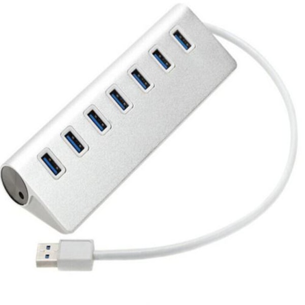 USB 3.0 Hub Splitter Super High Speed ​​7 Ports for Apple Ma