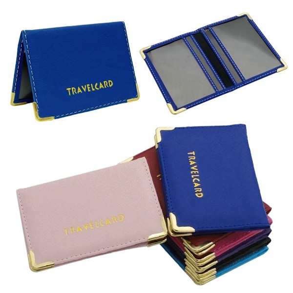 Cover Case Bus Pass Rail Card holder SORT - på lager BLACK