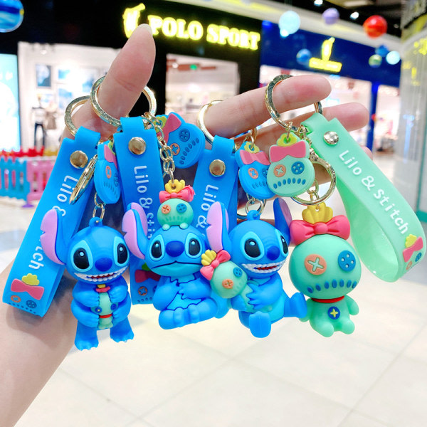 Anime Disney Stitch nøglering Ny Stitch Embrace Baby Doll nøglering Fashion Par Nøglering Bil Vedhæng Gave Helt ny med høj kvalitet Hovedfarve: Blå & Grøn Størrelse og stil: Som billedet viser Materiale: silikagel Pakken indeholder: 1 stk Lejlighed: bryllup, fødselsdagsfest, fest, gave. Bemærk: 1.1 cm = 10 mm = 0,39 tommer. 2. Tillad venligst 1-2 mm fejl på grund af manuel måling, og sørg for, at du ikke har noget imod det, før du bestiller. 3. Vær opmærksom på, at farver kan have kromatisk aberration som forskellig placering af billeder.