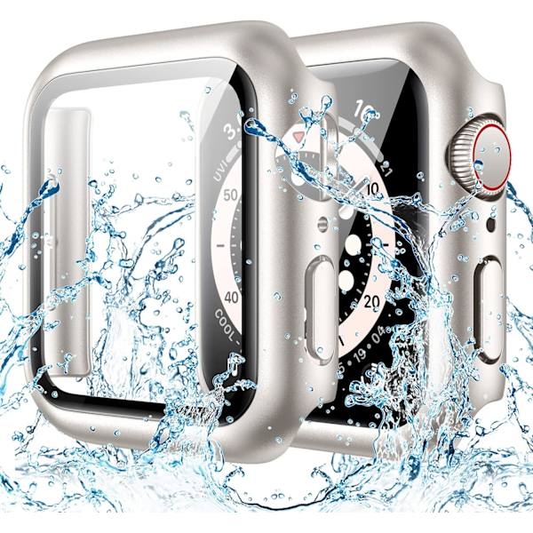 Vandtæt etui til Apple Watch 40mm SE (anden generation) Starlight Starlight 40mm