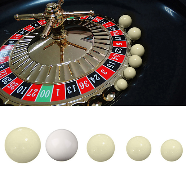 3 stk Amerikanske roulettekuler kasino roulette spillkuler 12/15/18/20/22mm 0.03 20MM