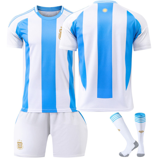 2024 Argentina football uniform No. 10 Messi Messi 11 Di Maria America's Cup jersey children's suit
