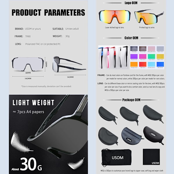 Anti-vind UV400 Cat 3 Sølv Spejl Linse Herre Cykel Golf Strand Sport Solbriller Fra Guangzhou Fabrik 2024 Silver Mirror sport