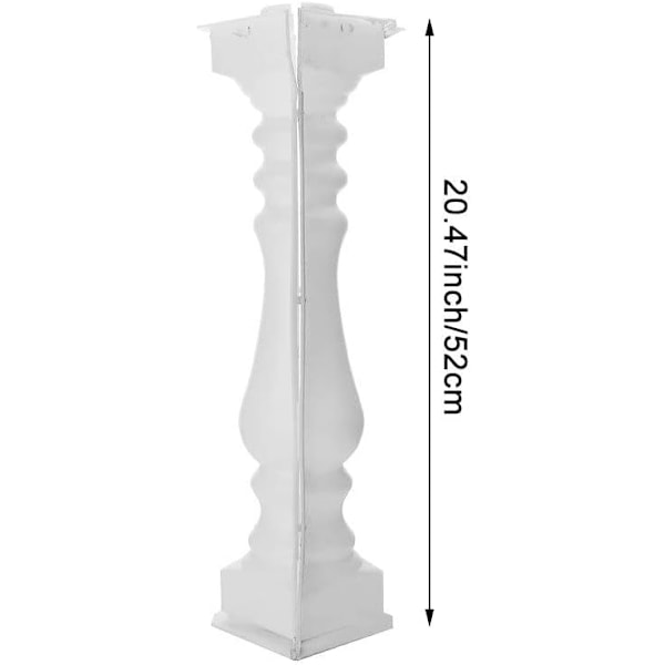 Romsøjleform 52 cm betonform plastik søjleform støbeform DIY hegn