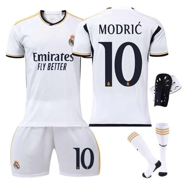 23-24 Real Madrid fodboldtrøje nr. 7 Vinicius 5 Bellingham 11 Rodrigo 10 Modric No. 14 socks + protective gear 18 yards