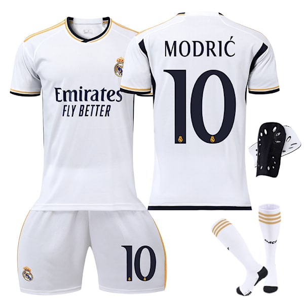 23-24 Real Madrid fodboldtrøje nr. 7 Vinicius 5 Bellingham 11 Rodrigo 10 Modric Size 8 socks XL