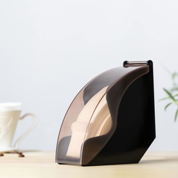 Kaffe filterholder Filterpapir dispenser stativ med støvtett C