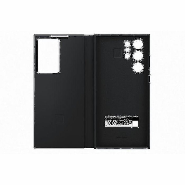 Samsung Galaxy S22 Ultra Offisiell Etui - Smart Clear View Cover - Svart
