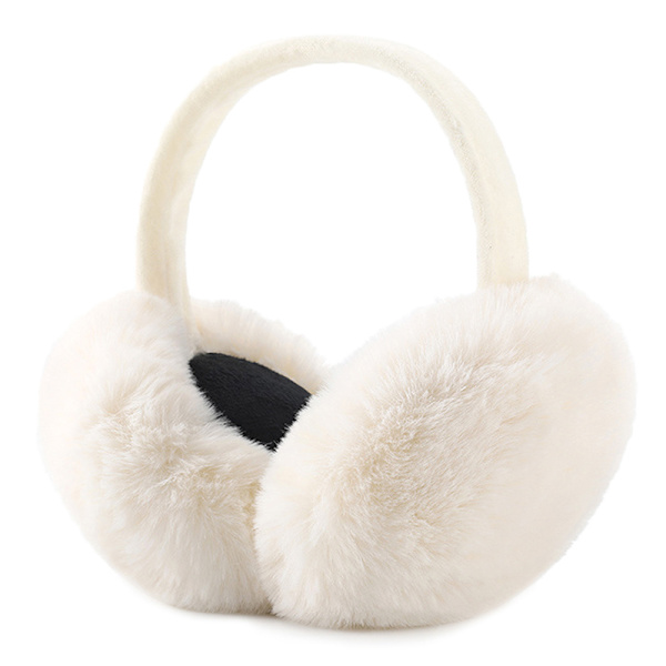 Plys ørevarmere til at holde varmen Behagelige unisex ørevarmere Beige