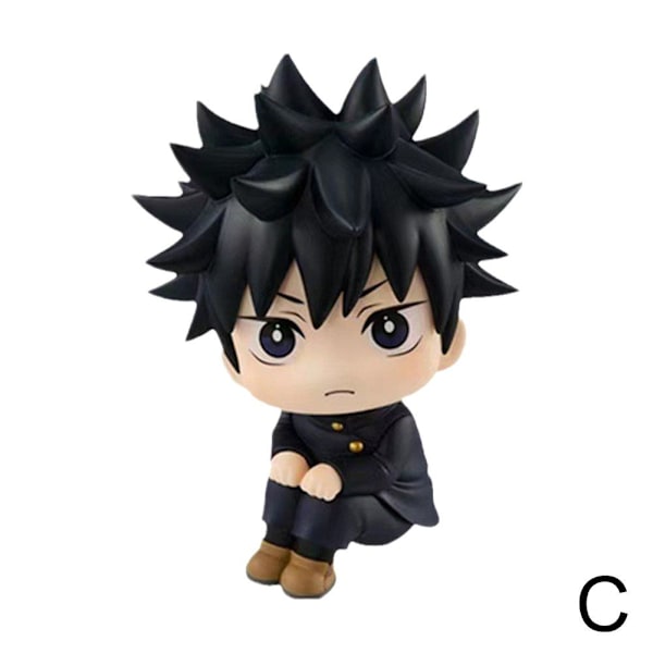 Anime Jujutsu Kaisen Figur Yuji Itadori Gojo Satori PVC Dukker M C 10cm
