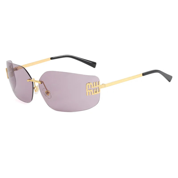 Nye personlige rammeløse vintage ins solbriller street foto mode metal solbriller fabrik engros C6 Fashion Sunglasses