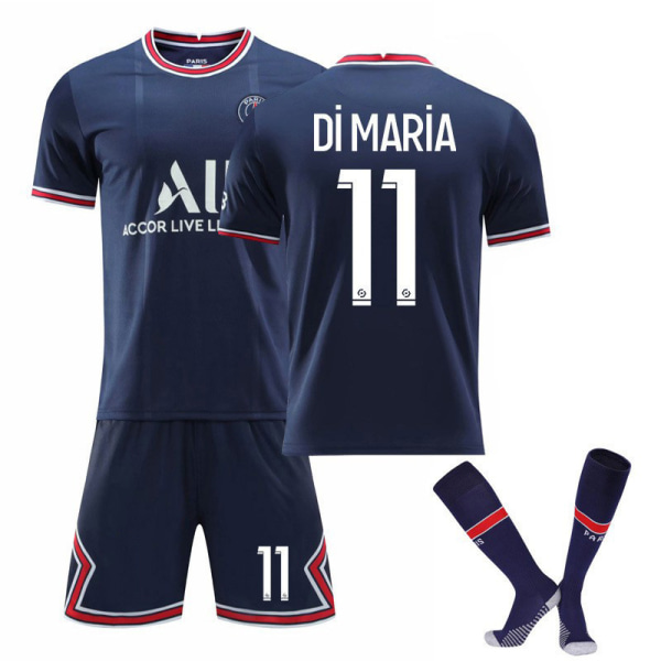 21-22 Paris hemmatröja klassisk nr 30 stjärna nr 10 Neymar nr 7 Mbappe fotbollströja Paris home number 11 with socks 24#