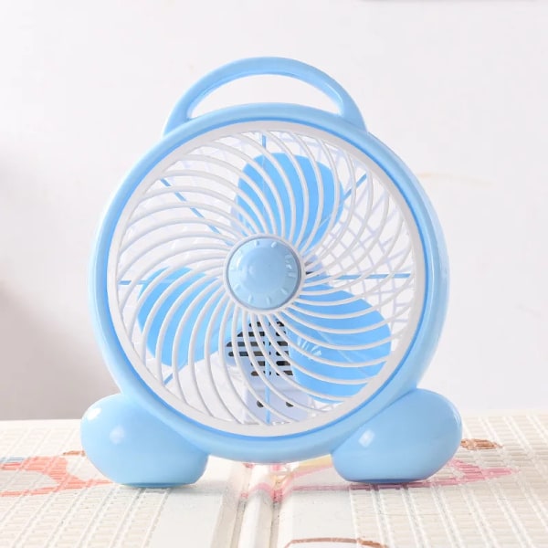 Cute cartoon patterns fan rechargeable office air cooling  colorful  desk small fan handheld Electric Mini Fan