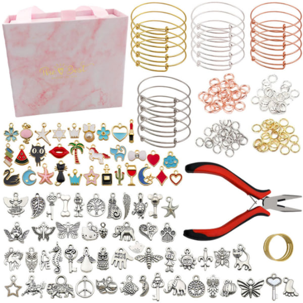 303st Charms Armband Making Kit för flickor och jul