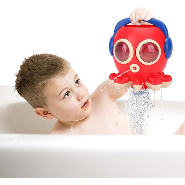 Badelegetøj til babyer fra 2 år, blæksprutte badelegetøj med rotation