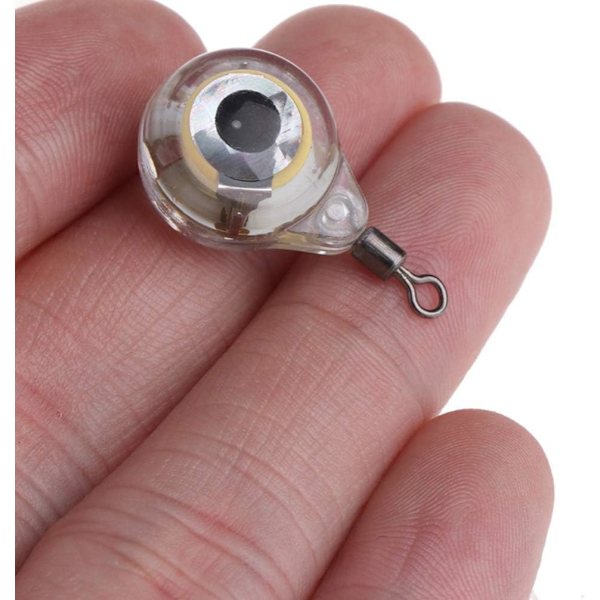 5 stk LED-agn med rund form, batteridrevet undervannsfiskekrok, fiskeblinklys
