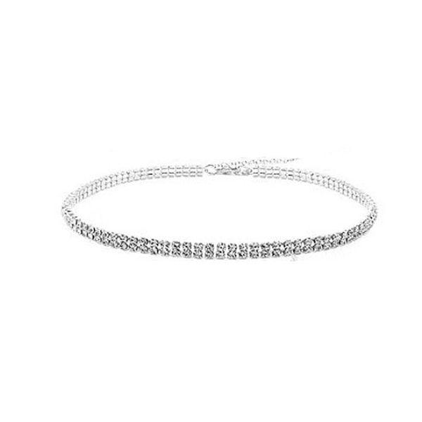 Kristallkedjan Halsband 2 RADER 2 RADER 2 rows 2 rows