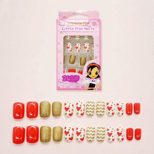 IC 24pcs/carton Children's nails Portable C34