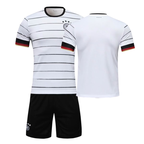 2021 tyska lag nr. 13 Muller fotbollsdräkter dräkt för män och damer för vuxna barn tävlingsuniform träning personlig tröja 2021 Germany No Number 18