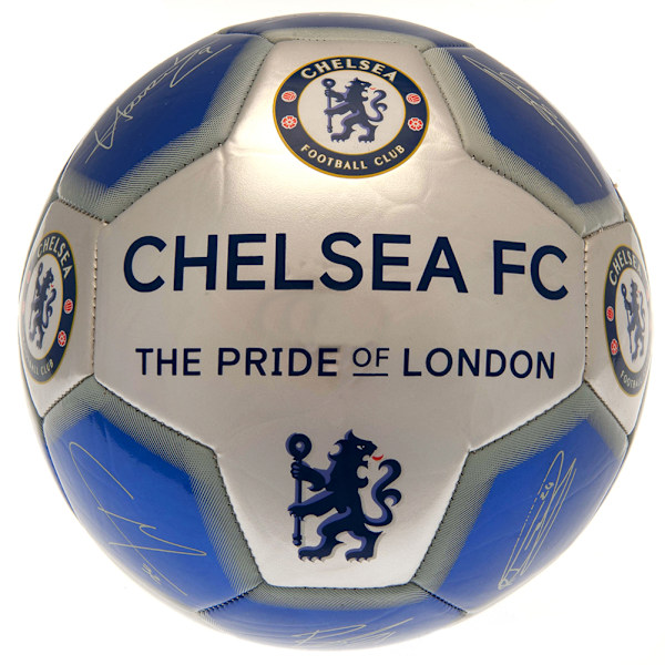 Chelsea FC Signature Jalkapallo 5 Sininen/Hopea Sininen/Hopea Blue/Silver 5