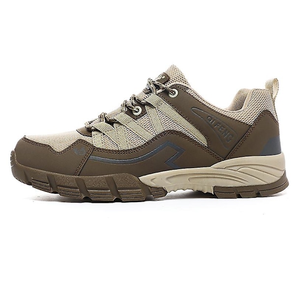 Hikesko for menn og kvinner - Lavsko Sneakers for utendørs stier, trekking, turgåing 3D863 Brown EU 38