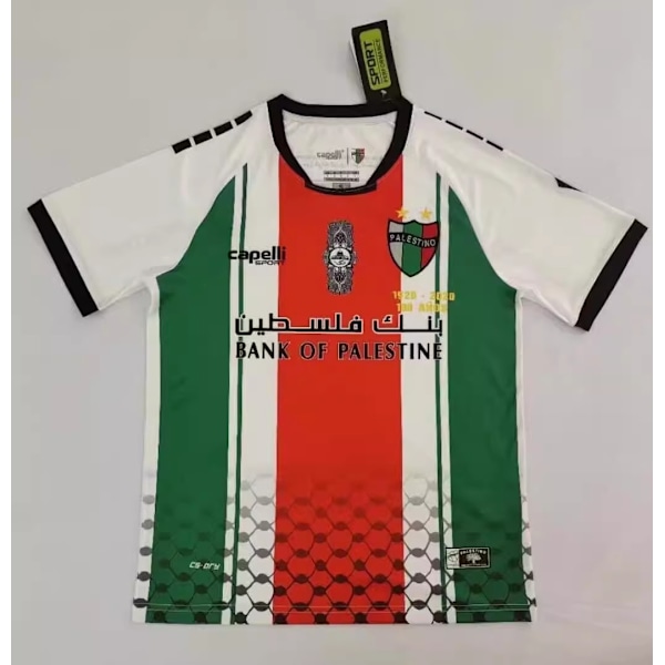 Palestina fotbollströja 2023/24 tröja hemmabort svart SS S 2021 At home