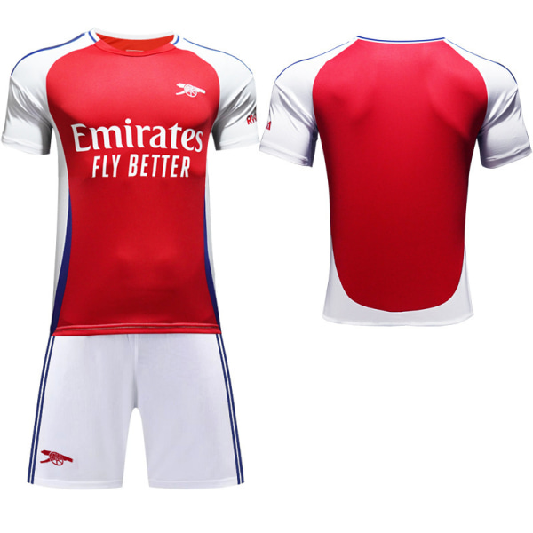 2024-25 Arsenal football uniform set jersey No. 7 Saka 9 Jesus 8 Odegaard red