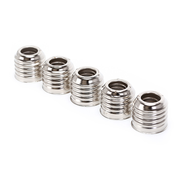 5 kpl E27 - E14 Lamppidikekantamuunnin silver