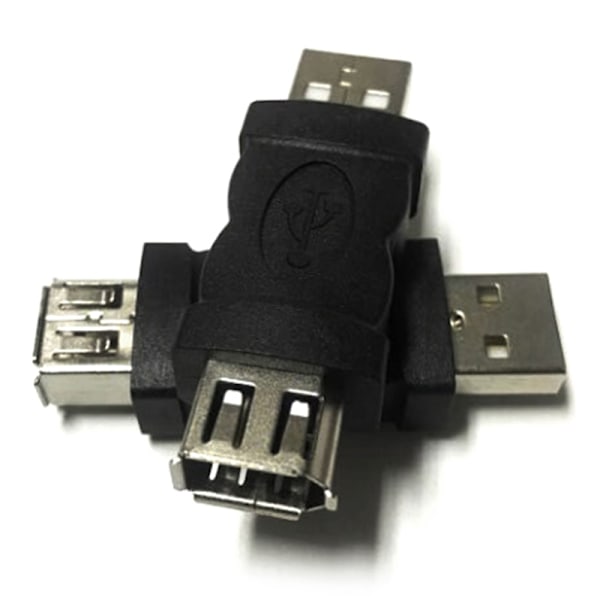 Firewire IEEE 1394 6-pins hona till USB 2.0 typ A hane adapter