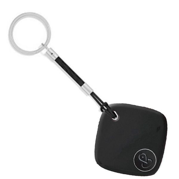 Bluetooth Mini GPS Locator Anti-Lost Alarm for Key Wallet Suitcase Luggage Pet Finder Works with fo Black